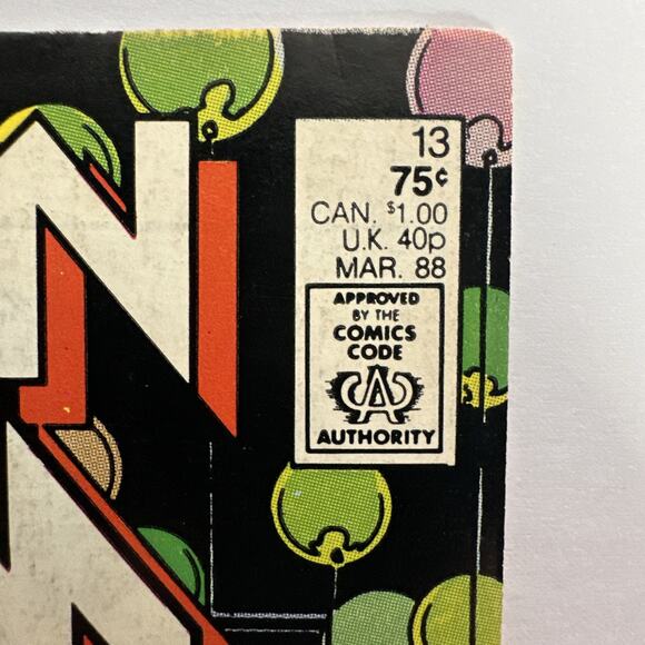 Vintage 1988 DC Comics Captain Atom Issue #13 Comic Book Super Hero KG - Picture 2 of 4